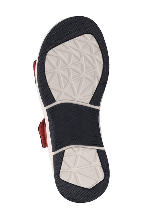 Josef Seibel Estelle Slingback Platform Sandal In Red