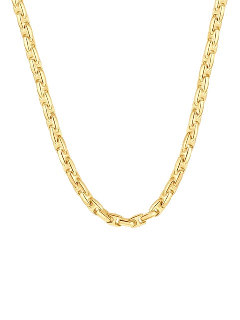 14k Gold Women's 24" Chain Necklace 42 Grams 7mm Thick