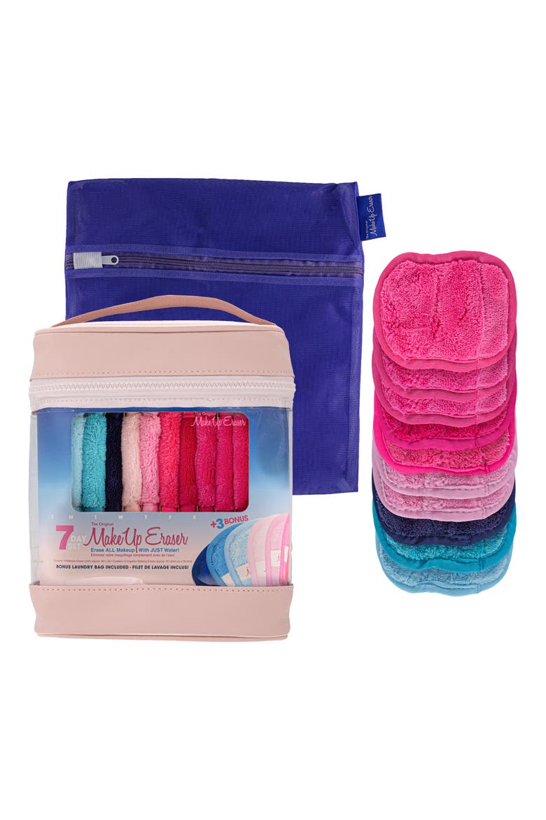MakeUp Eraser 10-Day Cloth Set, Main, color, NO COLOR