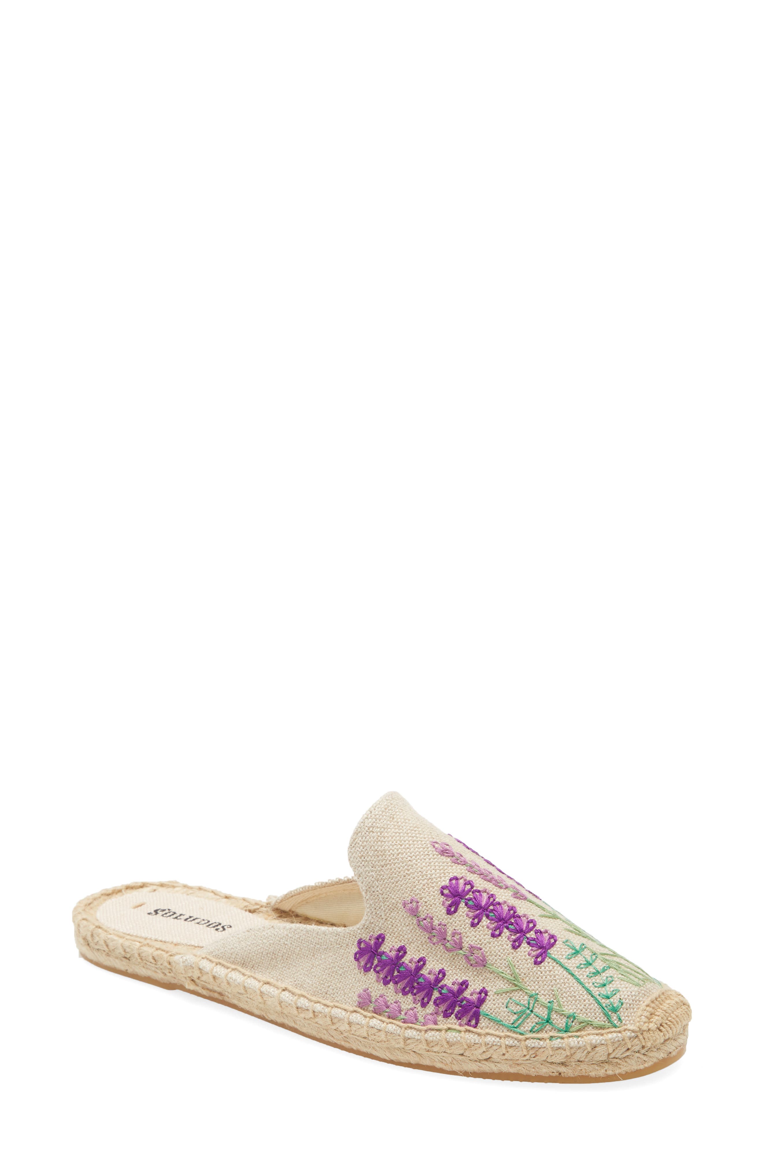 Soludos Lavender Fields Espadrille Mule, Main, color, 
