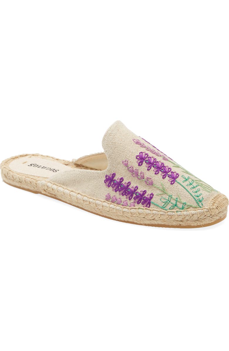Soludos Lavender Fields Espadrille Mule, Main, color,