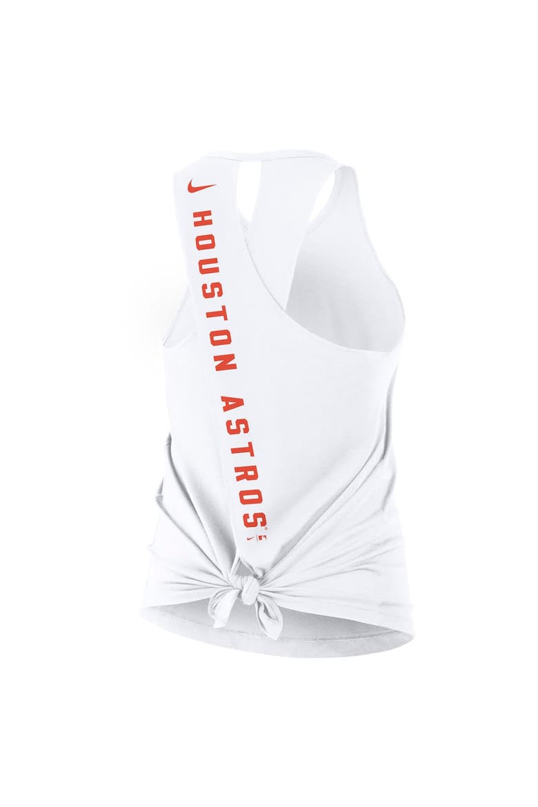 Women's Nike White Houston Astros Crisscross Performance Tank Top, Alternate, color, White