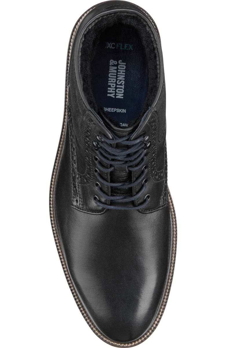 Johnston & Murphy XC Flex Cody Genuine Shearling Lined Boot, Alternate, color,