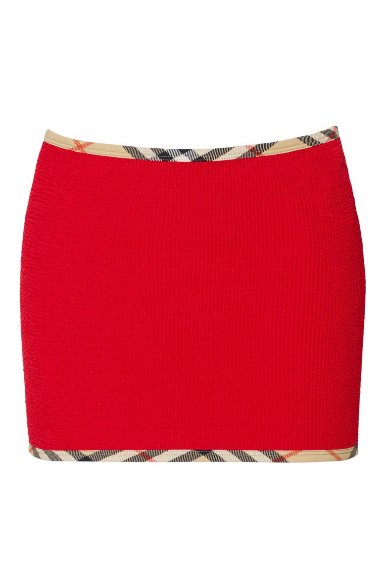 Devyn 2-in-1 Swim Skirt/Tube Top & Matching Scrunchie Set, Alternate, color, RED