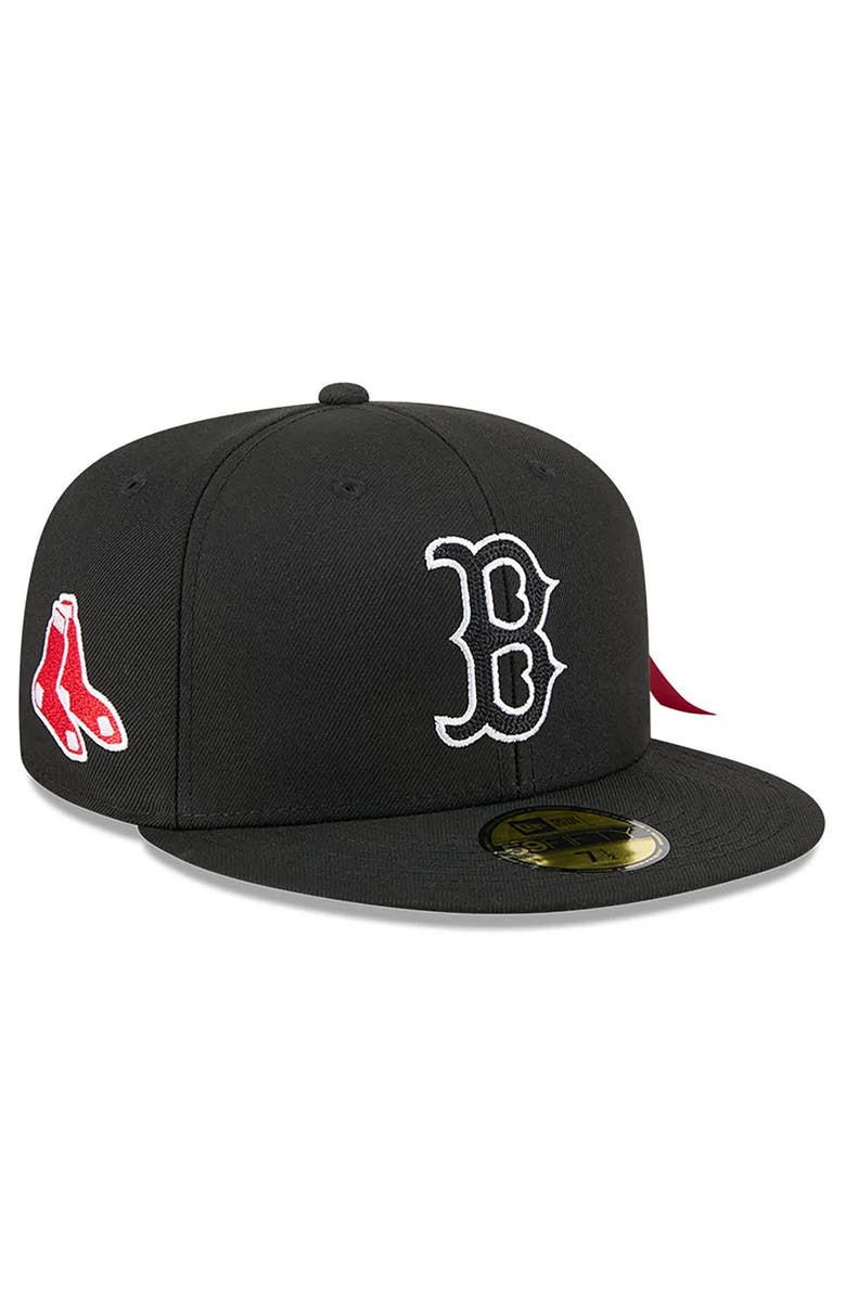 New Era x Alpha Industries Men's New Era x Alpha Industries  Black Boston Red Sox 59FIFTY Fitted Hat, Main, color, Black
