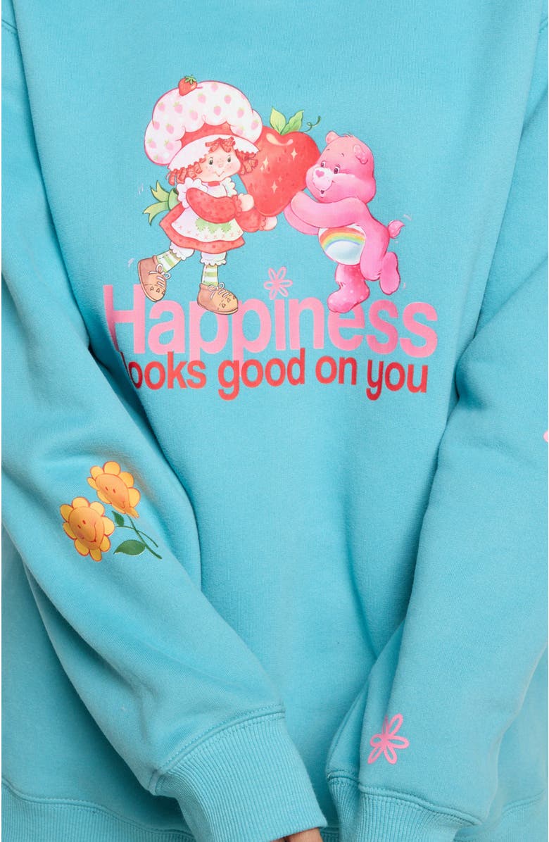 Samii Ryan HAPPINESS LOOKS GOOD CREWNECK, Main, color, Blue