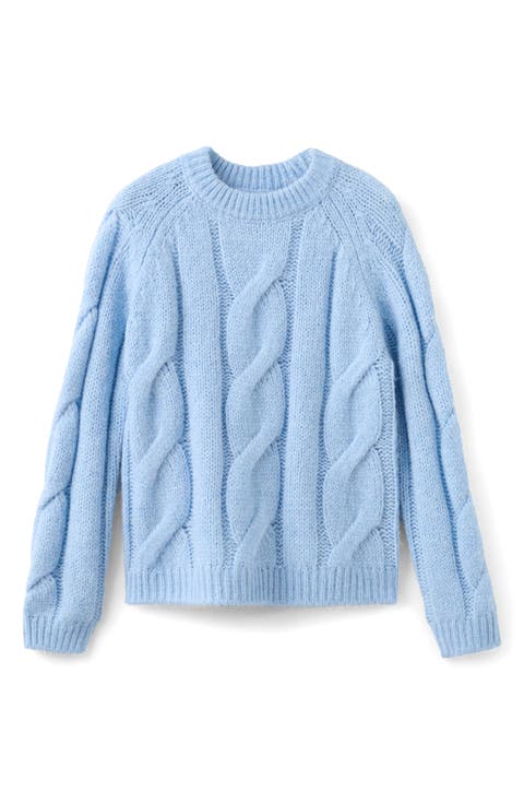 Cable Crewneck Sweater