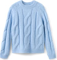 MANGO Cable Crewneck Sweater