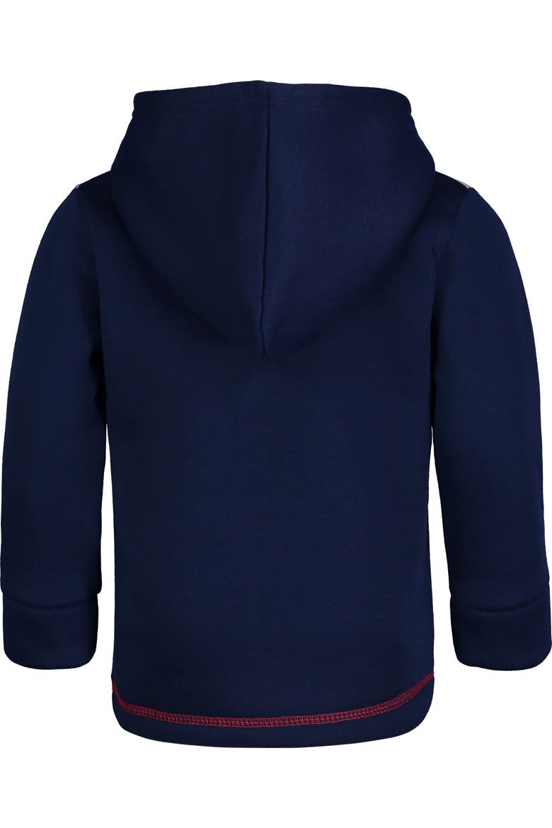 Paw Patrol Boys' Fleece Quarter-zip Hooded Sweatshirt (toddler, Little Kid & Big Kid), Alternate, color, Navy Heather Grey