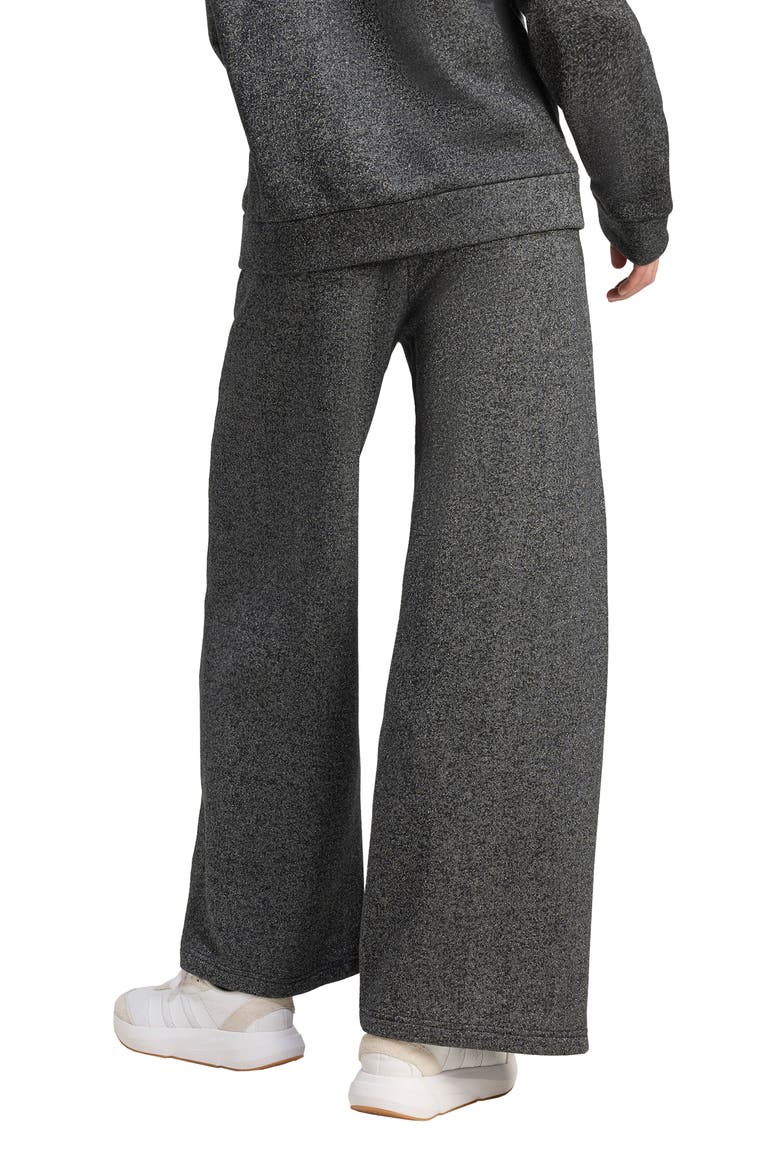 ALL SZN Holiday Glitter Fleece Loose Pants, Alternate, color, BLACK