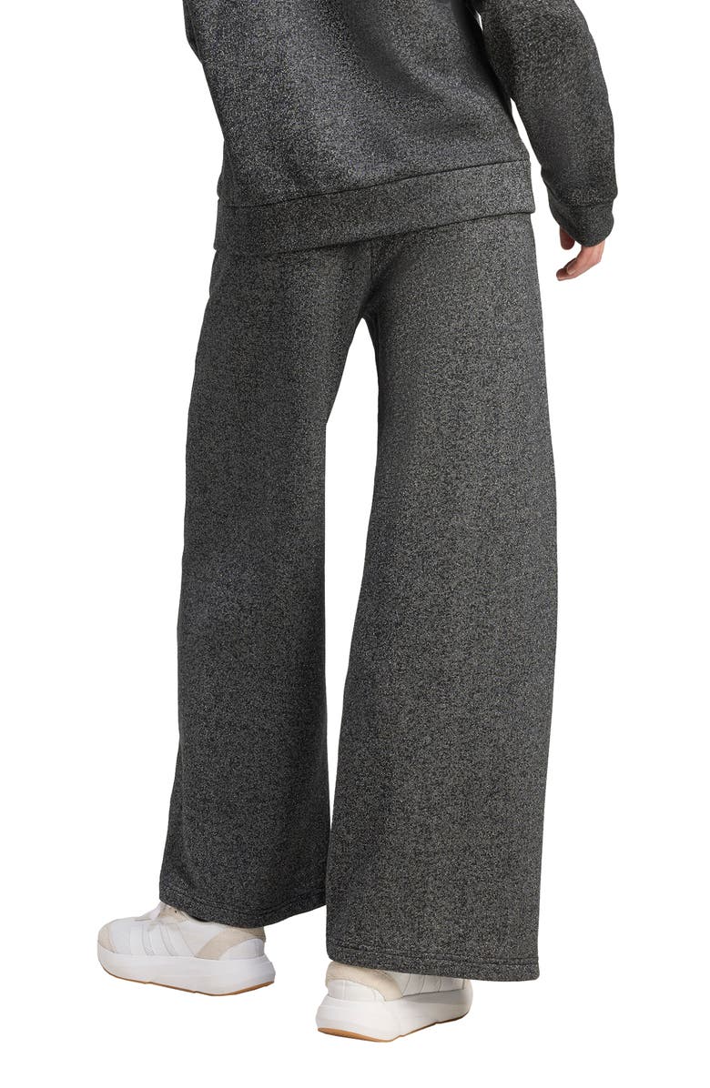 adidas ALL SZN Holiday Glitter Fleece Loose Pants, Alternate, color, 