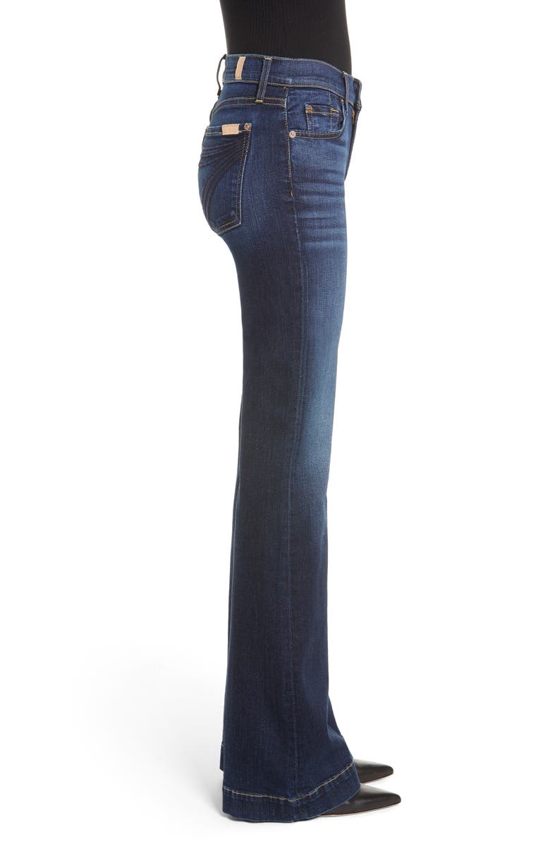 7 For All Mankind <sup>®</sup> Dojo Wide Leg Jeans, Alternate, color,