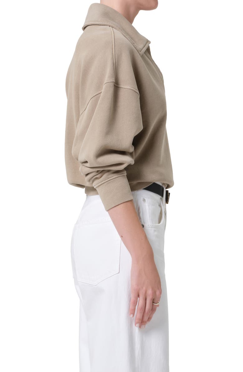 Citizens of Humanity Trapeze Sweatshirt, Alternate, color, Catalina Light Beige