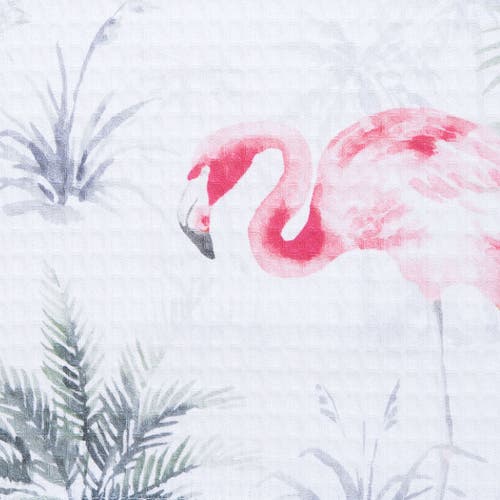 C & F Home C&f Home 27" X 18" Flamingo Kitchen And Bathroom Graphic Print Hand Towel In Pink