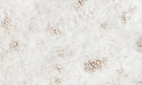 Calvin Klein Metallic Knit Headband In White