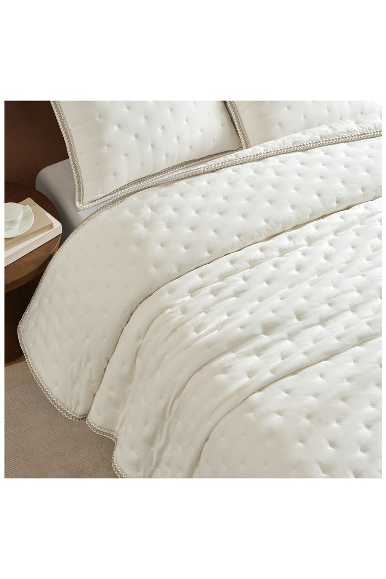 Devon UGGBraid Quilt & Shams Set, Alternate, color, SNOW