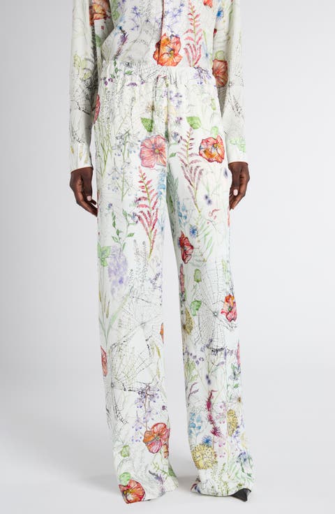 Meadow Floral Print Pants