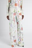 McQueen Meadow Floral Print Pants