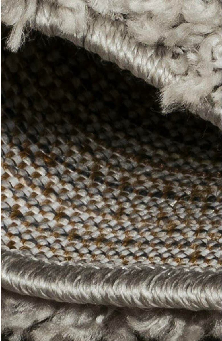 JONATHAN Y Cristo Berber Geometric Shag Area Rug, Alternate, color, Gray/Ivory