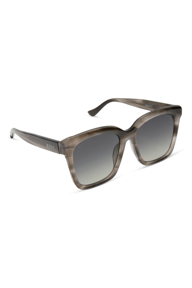 Meredith 54mm Square Sunglasses, Alternate, color, SMOKE MARBLE / GREY GRADIENT