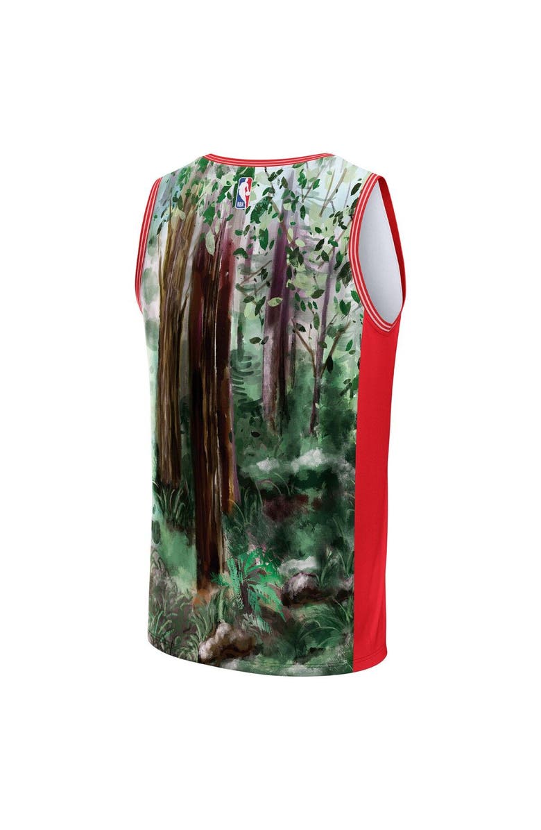 NBA X KIDSUPER Unisex NBA & KidSuper Studios by Fanatics Green Portland Trail Blazers Hometown Jersey, Alternate, color, Green