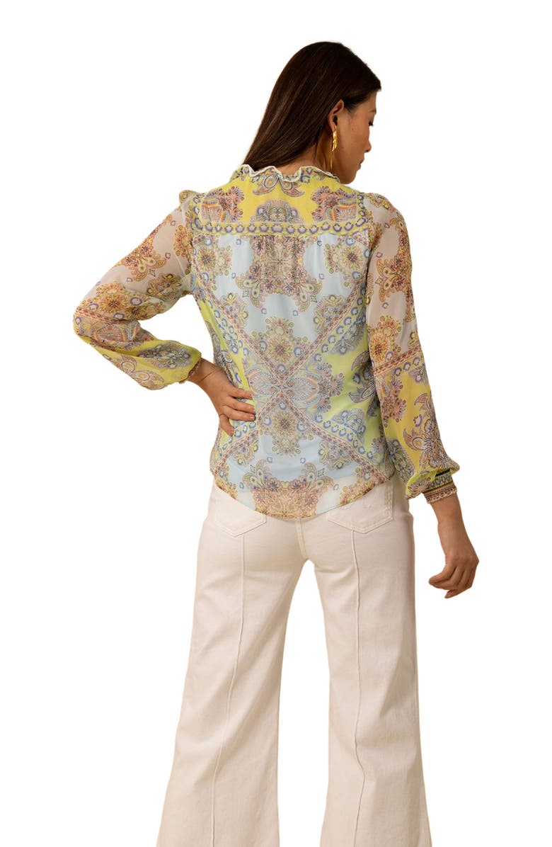 Hale Bob Renata Silk Top, Alternate, color,