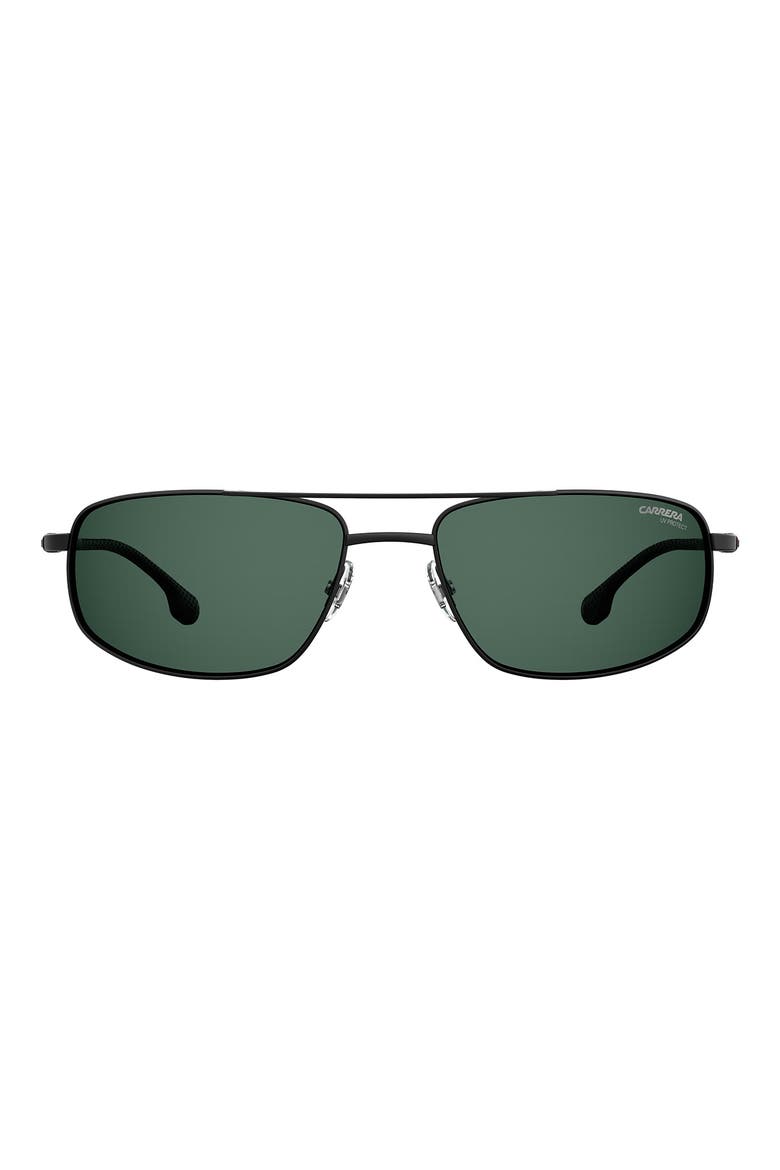 62mm Navigator Sunglasses, Main, color, MATTE BLACK