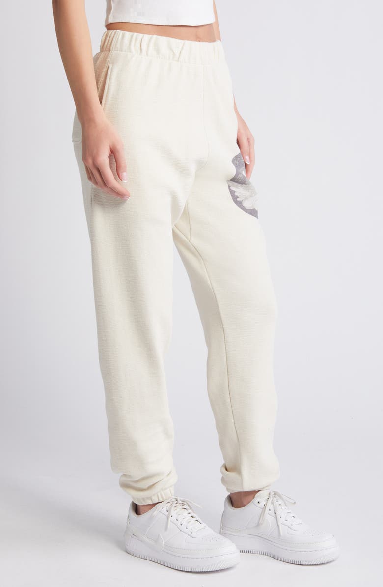 BOYS LIE Blindsided Graphic Cotton Sweatpants, Alternate, color, Sand