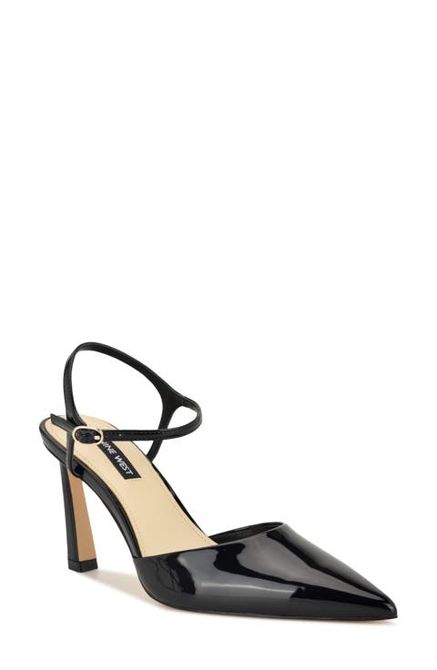 Dres Ankle Strap Pointed Toe Pump (Women)