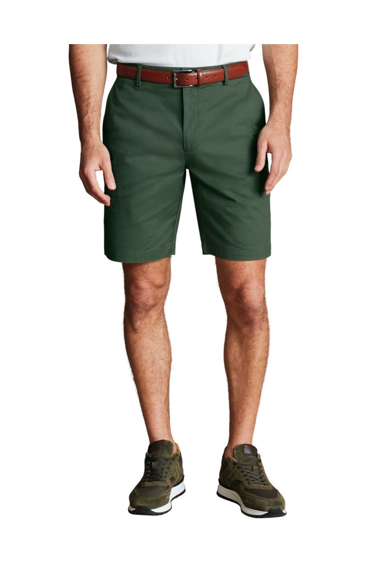 Charles Tyrwhitt Cotton Shorts, Main, color, Green