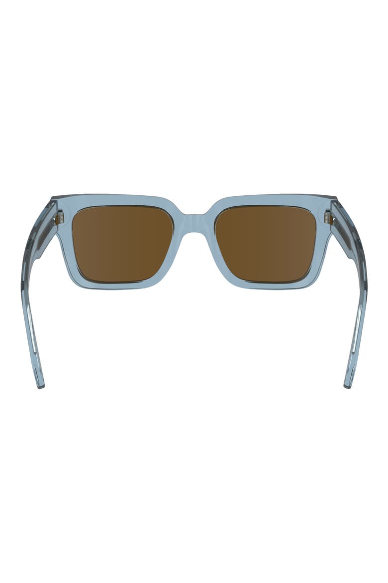 Kenton 52mm Rectangular Sunglasses, Alternate, color, AZURE
