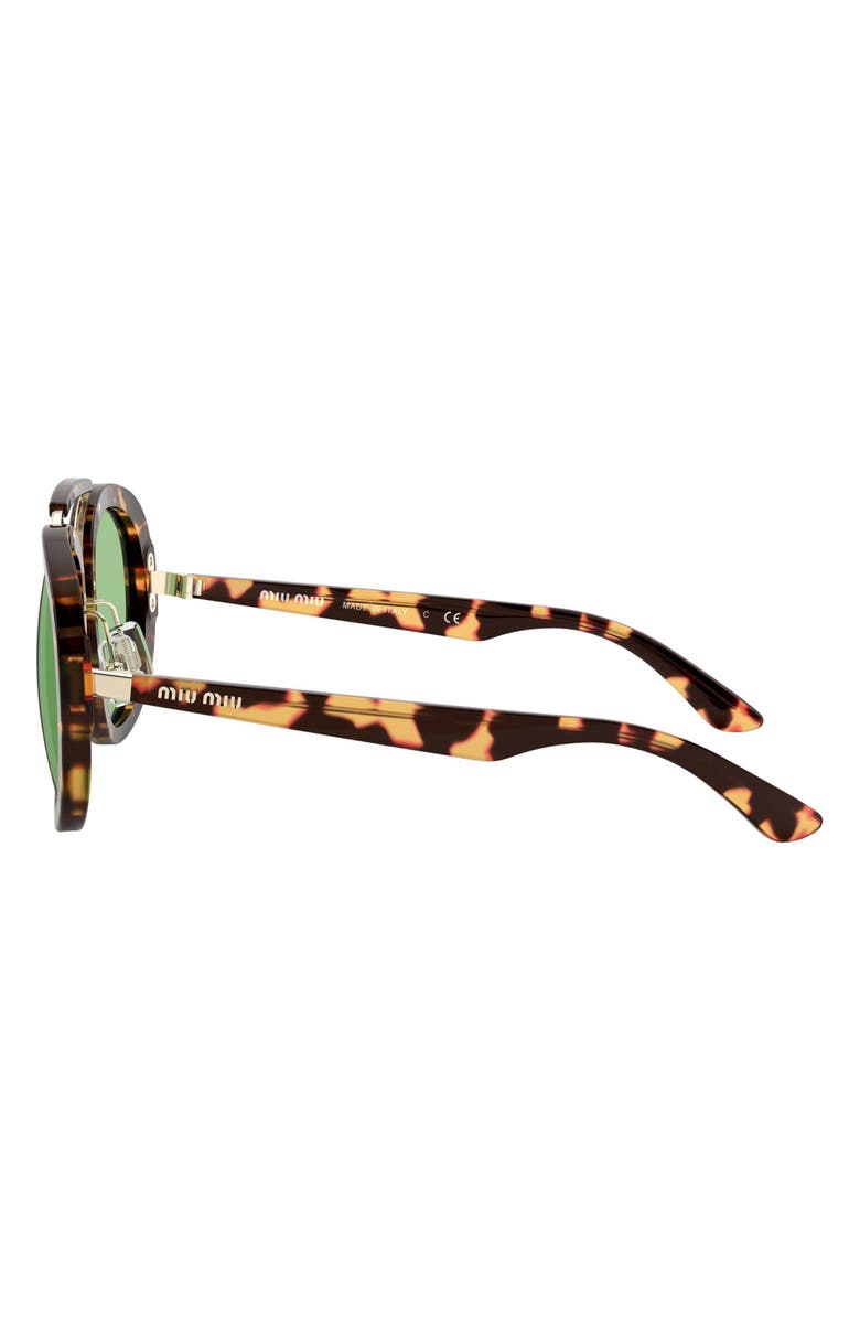 Miu Miu 53mm Aviator Sunglasses, Alternate, color, 