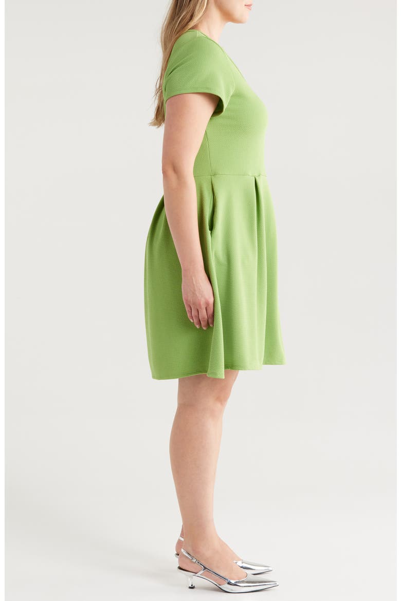 Scoop Neck Knit Dress, Alternate, color, KIWI