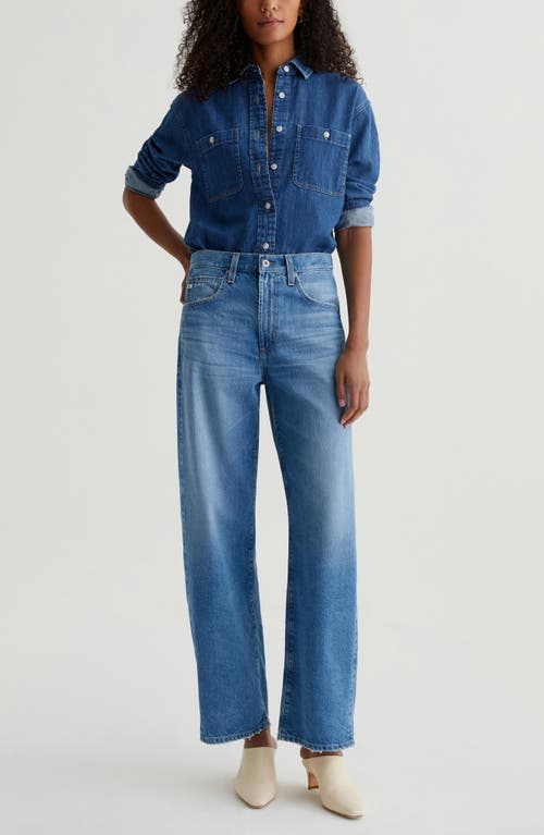 Ag Hattie High Rise Barrel Leg Jeans In Flashback In Flashback