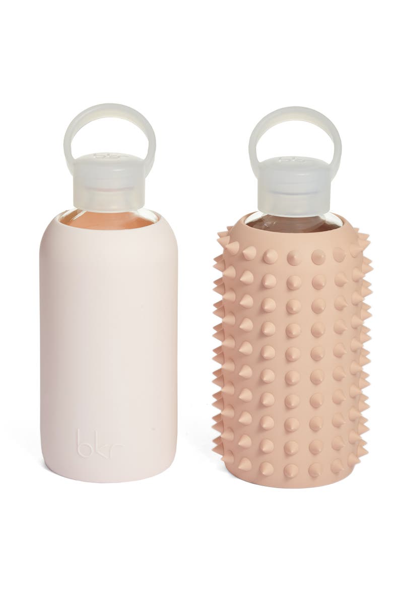 bkr® Spiked Naked & Tutu 16-Ounce Glass Water Bottle Duo (Nordstrom Exclusive), Main, color, NO COLOR