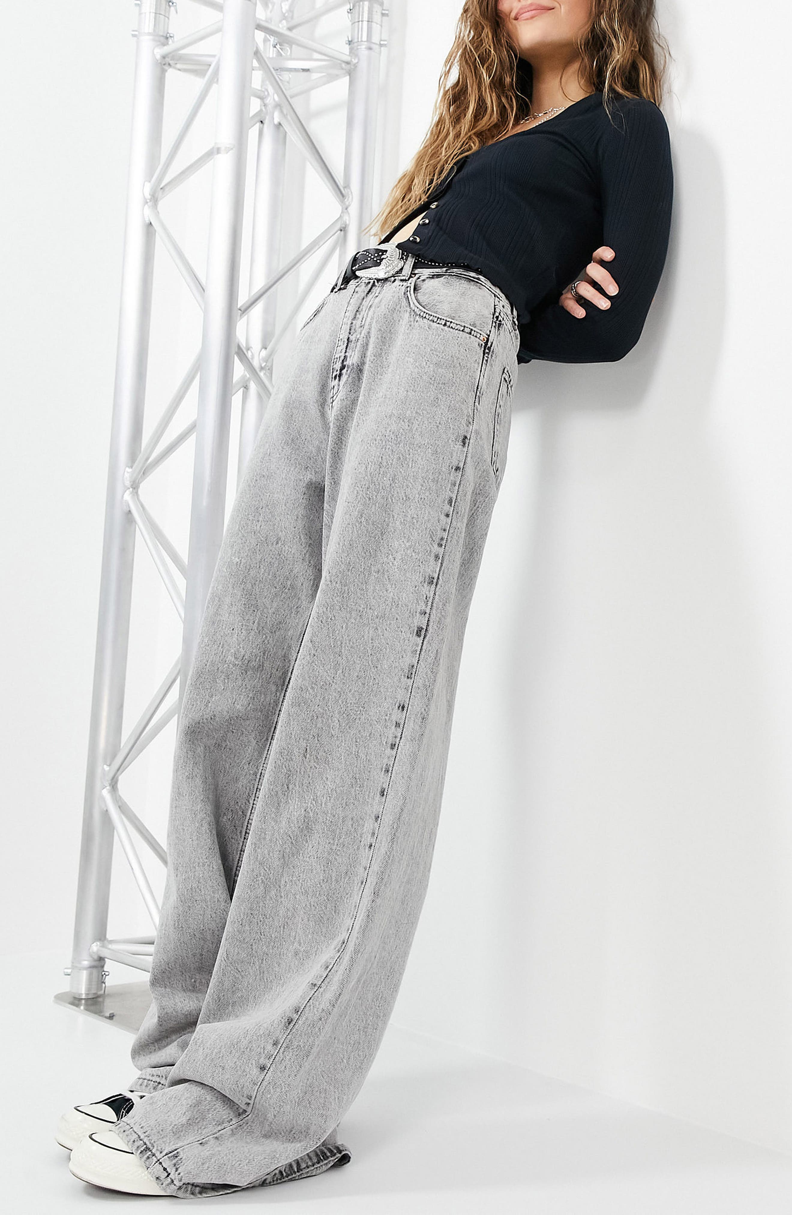 Topshop Ribbed Knit Cardigan Sweater (Women) | Nordstromrack