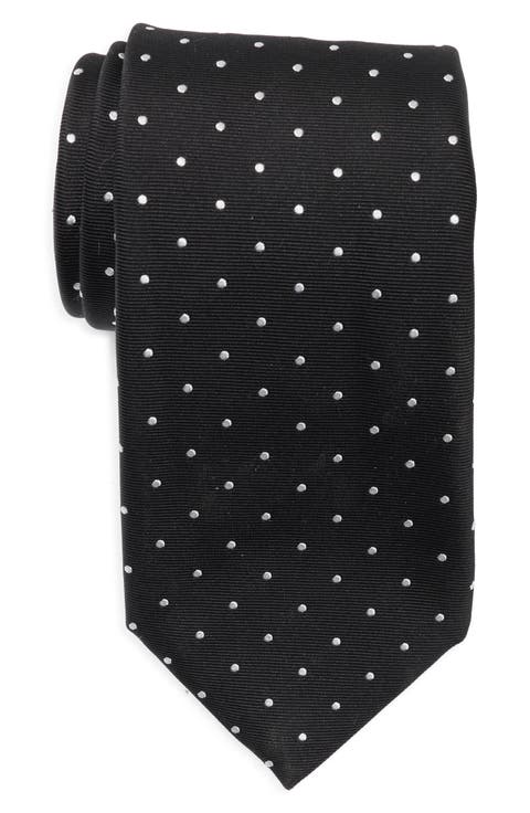 Neat Dot Silk Blend Tie