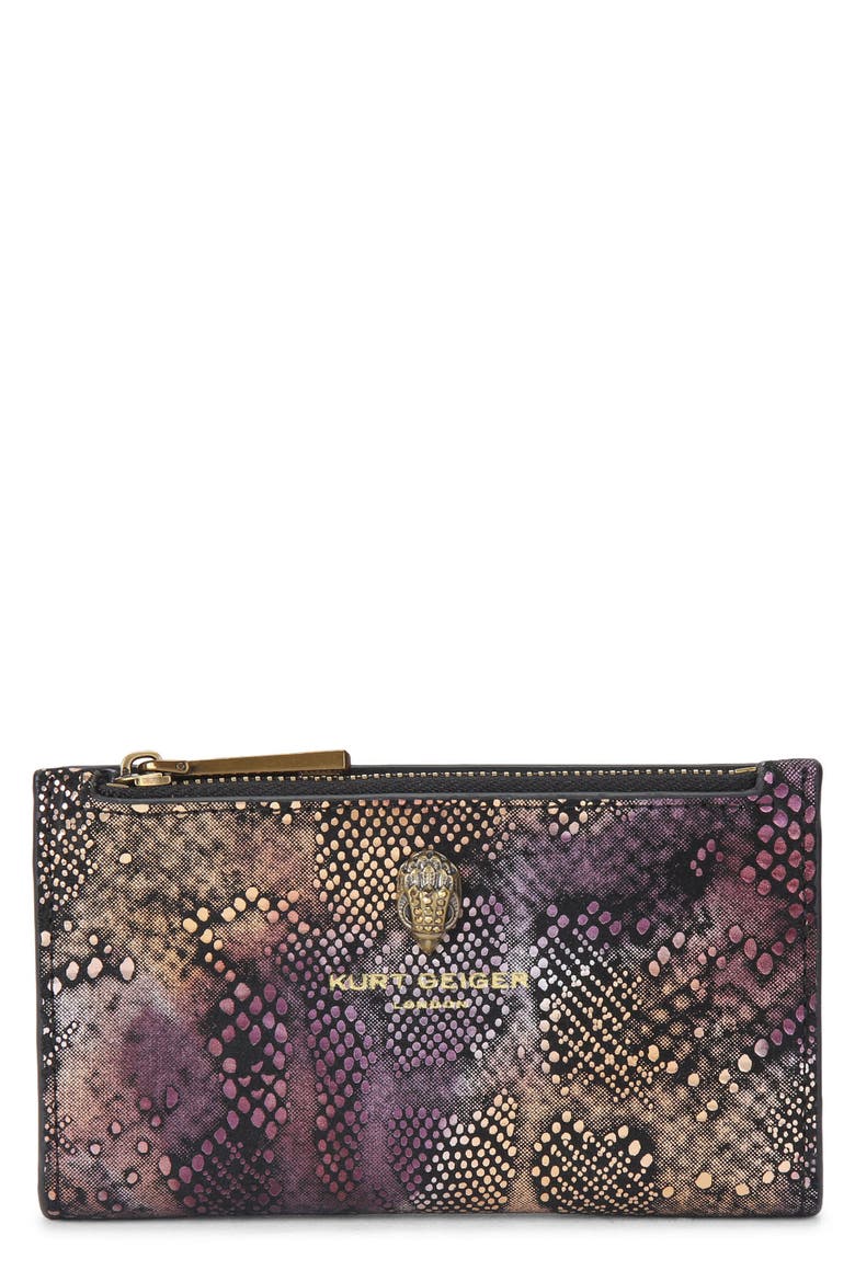 Shoreditch Leather Bifold Wallet, Main, color, METAL COMB