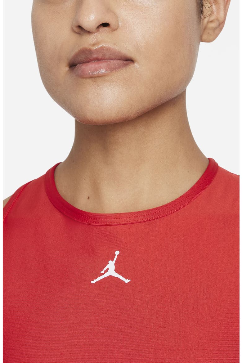 Nike Essential Racerback Crop Tank, Alternate, color, RED/ MIDNIGHT NAVY/ WHITE