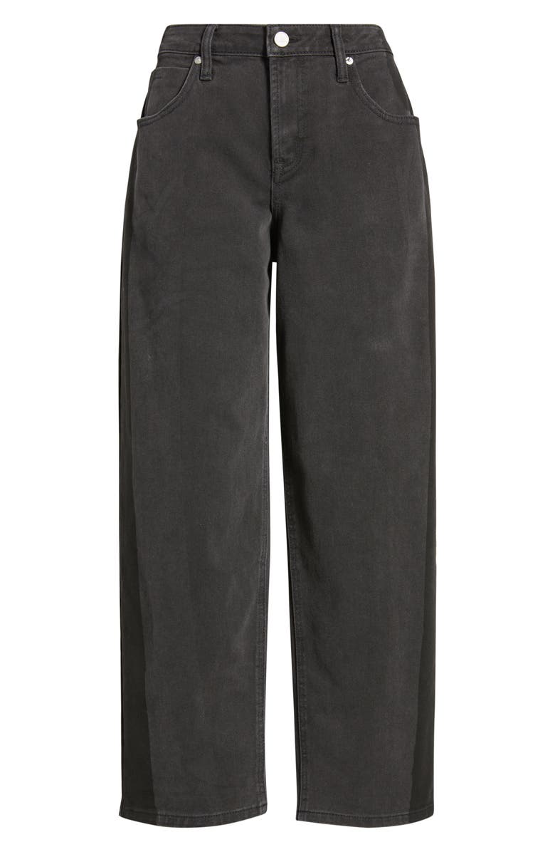 CITY BLUES High Waist Ankle Barrel Jeans, Alternate, color, Black