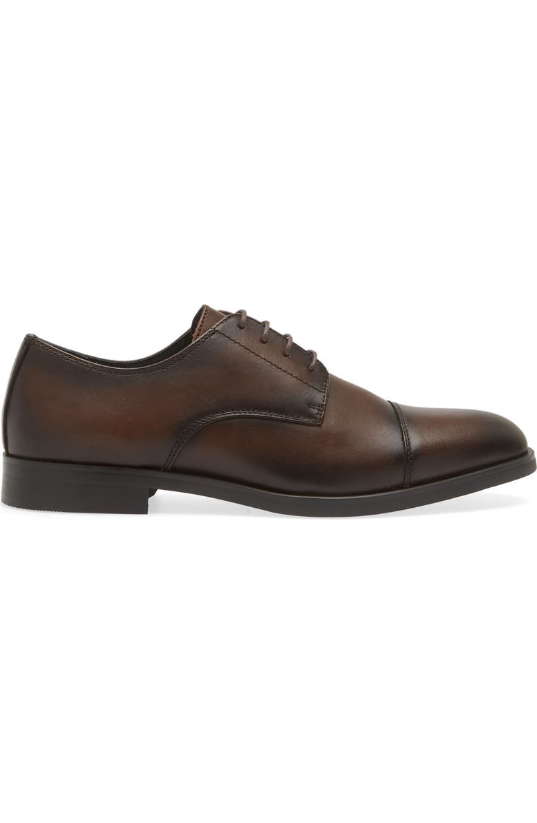 Nordstrom Elliott Cap Toe Lace-Up Derby, Alternate, color, Brown Clove
