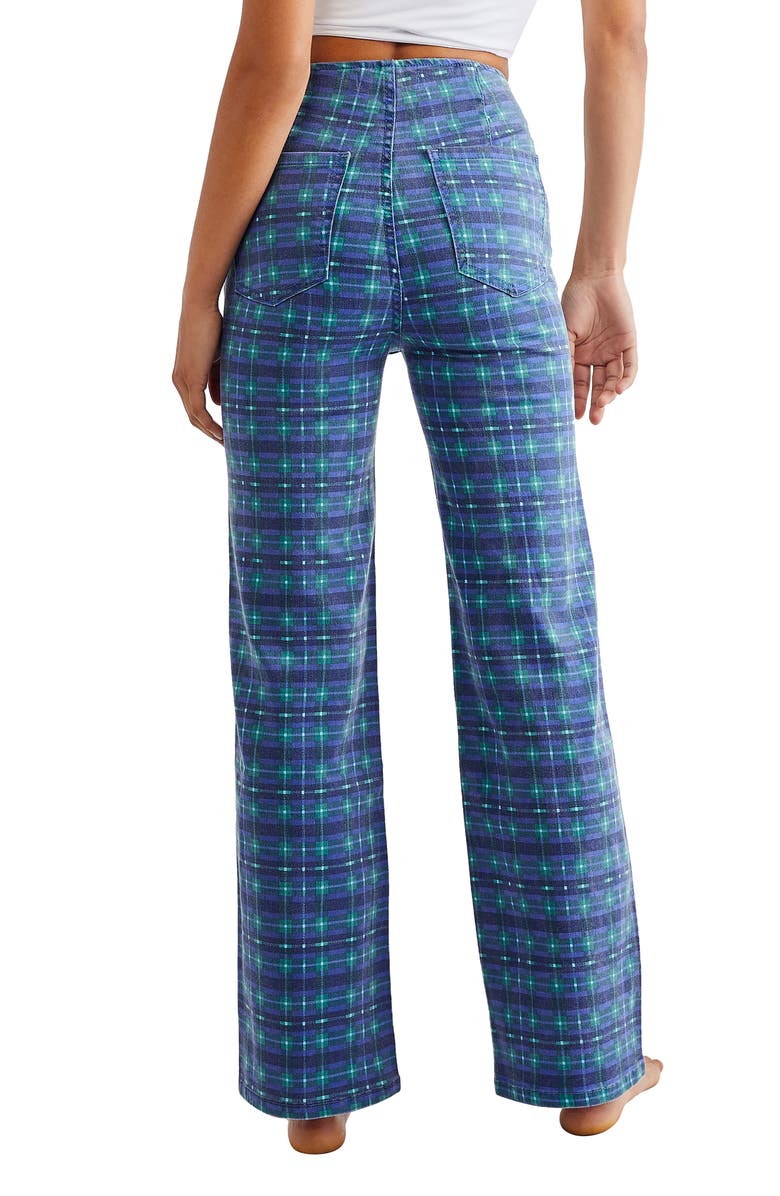 Free People Isla Print Straight Leg Jeans, Alternate, color,