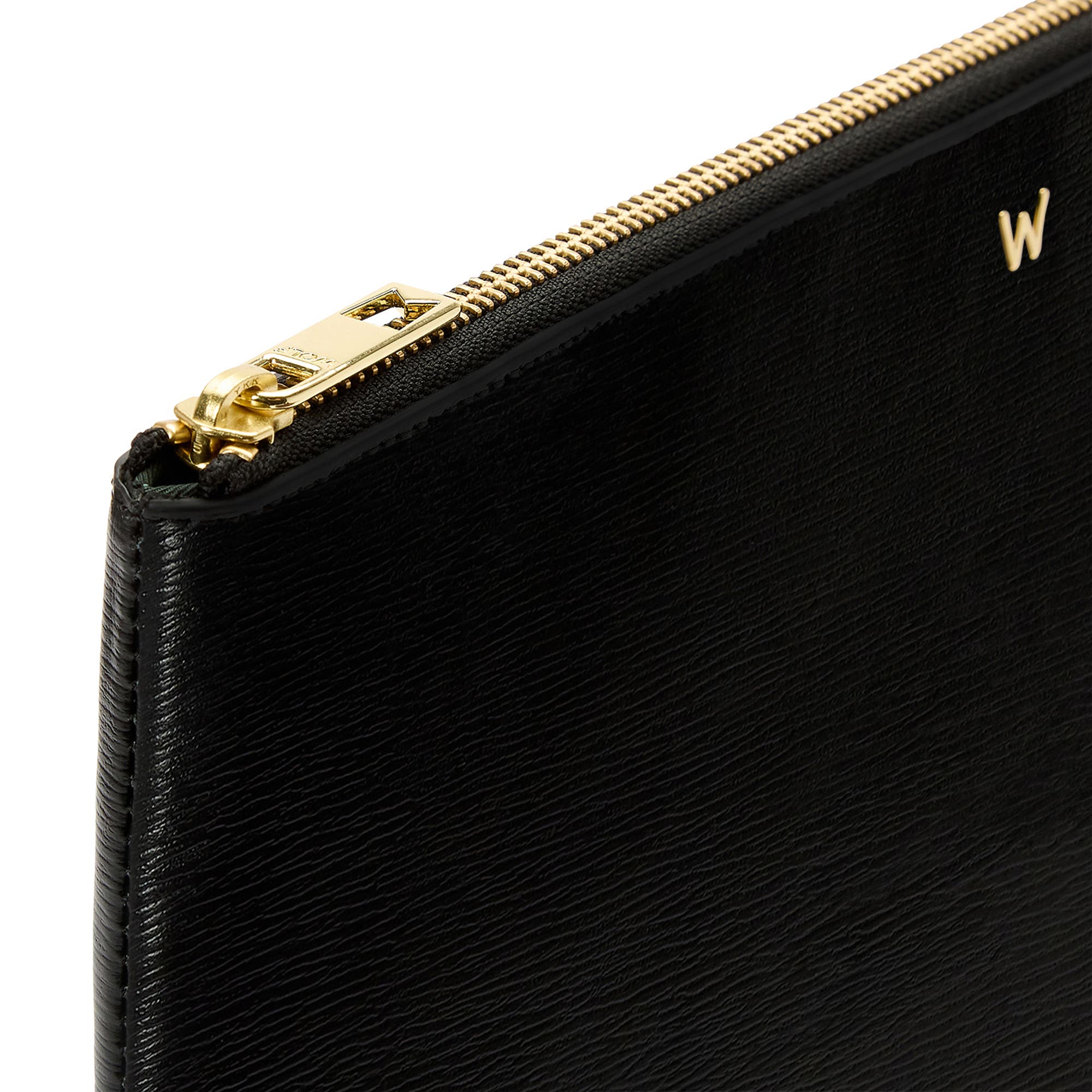 WOLF W Laptop Sleeve, Alternate, color, Black