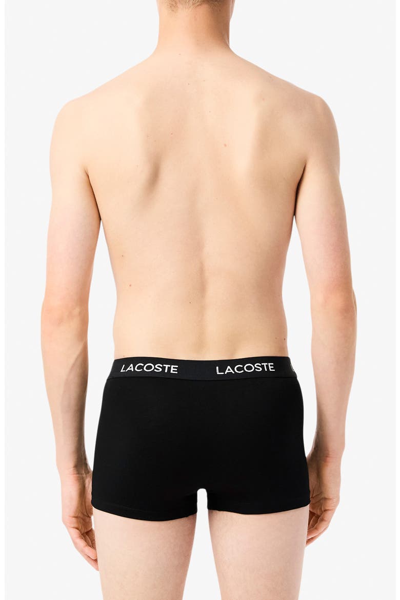 Core Essentials Stretch Cotton Boxer Briefs, Alternate, color, BLACK