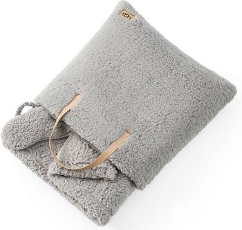Original Faux Shearling Throw Blanket & Eye Mask Sleep Set
