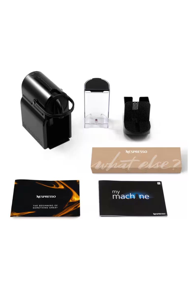 Inissia Coffee Machine, Alternate, color, BLACK