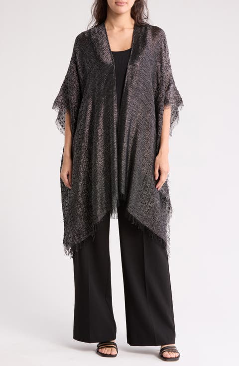 Metallic Fringe Topper