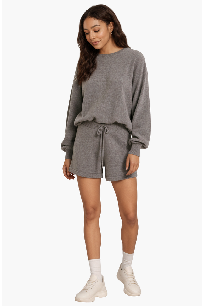 The Thea Set, Main, color, Heather Grey