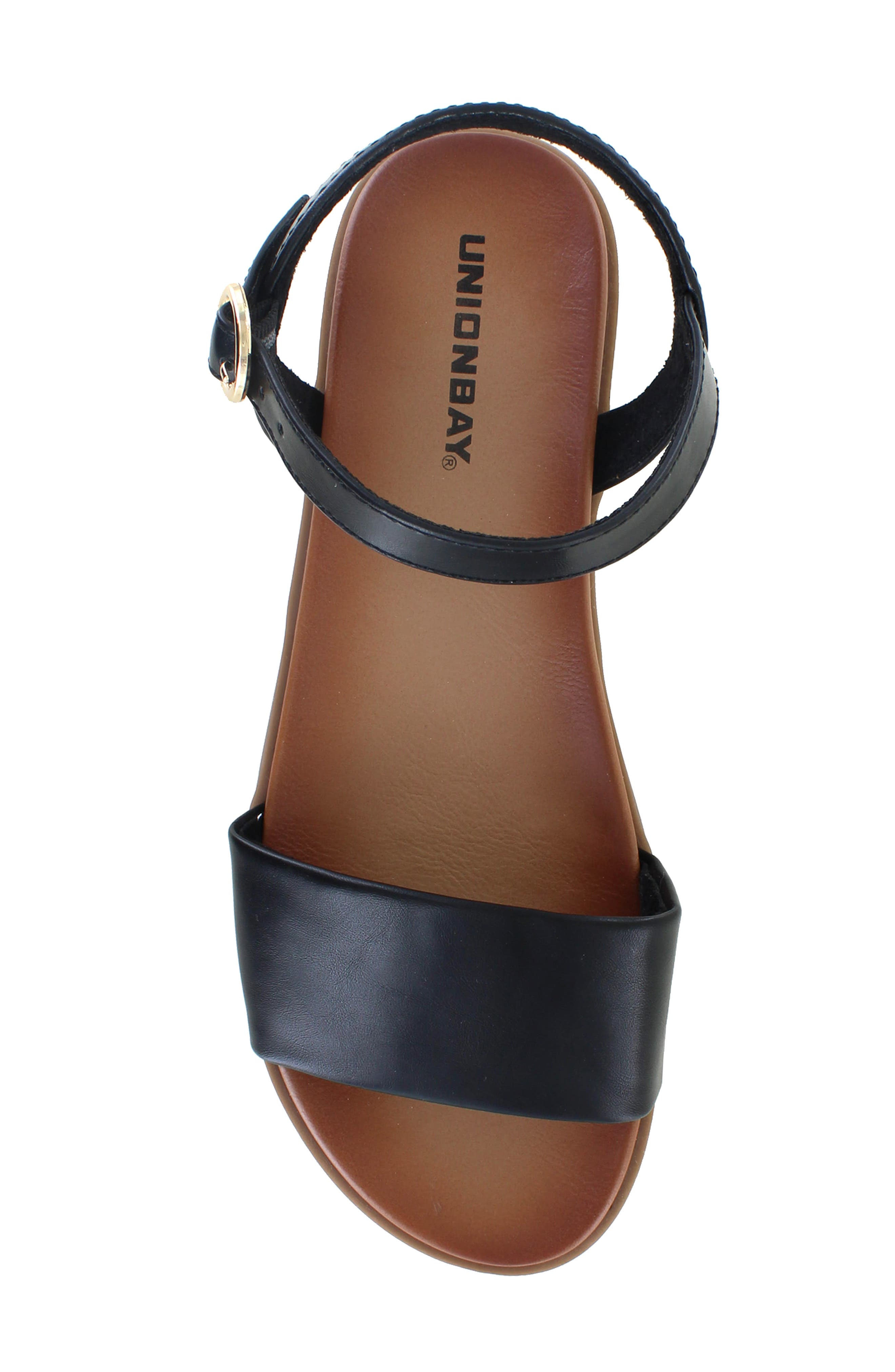 UNIONBAY Regal Ankle Strap Sandal, Alternate, color, 