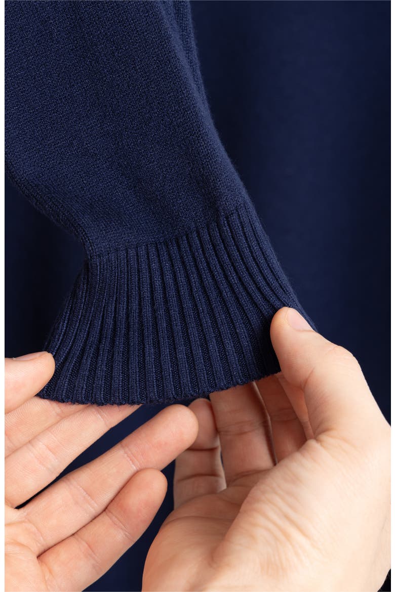 Basic Turtleneck Sweater, Alternate, color, NAVY